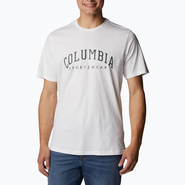 Columbia Rockaway River Graphic men's trekking shirt white 2022181