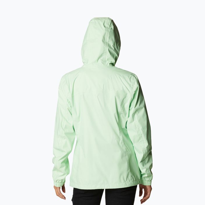Columbia Pouring Adventure II women's rain jacket green 1760071372 2
