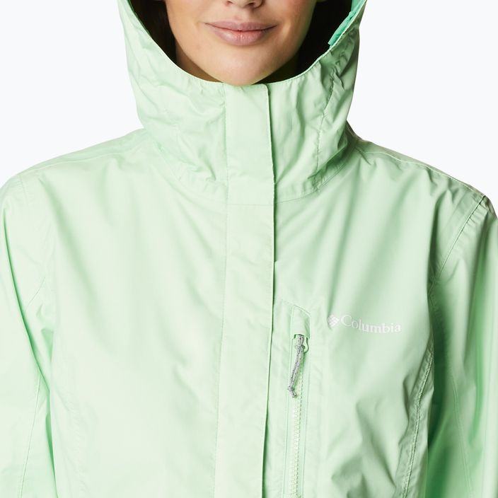 Columbia Pouring Adventure II women's rain jacket green 1760071372 4