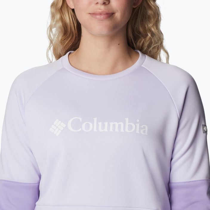Columbia Windgates Crew women's trekking sweatshirt purple 1991793 5
