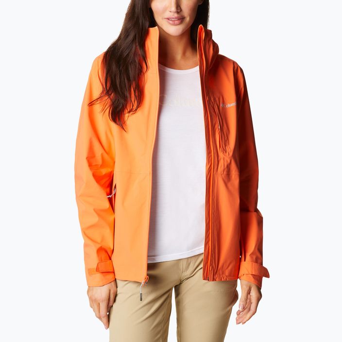 Columbia women's Omni-Tech Ampli-Dry rain jacket orange 1938973853 4
