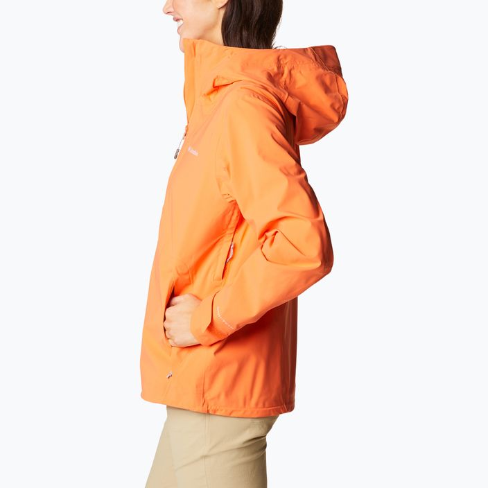 Columbia women's Omni-Tech Ampli-Dry rain jacket orange 1938973853 7
