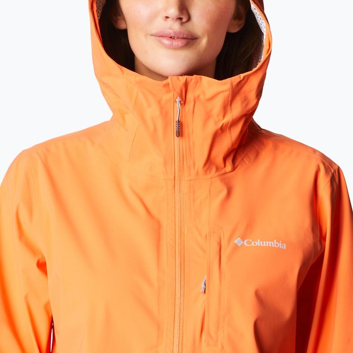 Columbia women's Omni-Tech Ampli-Dry rain jacket orange 1938973853 9