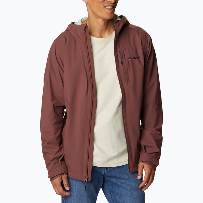 Columbia Omni-Tech Ampli-Dry men's trekking jacket brown 1932854 4
