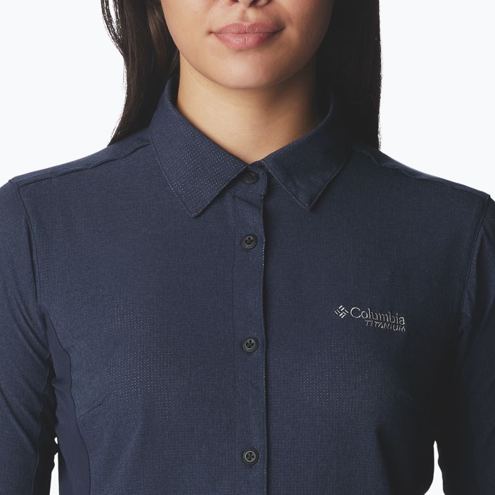 Columbia women's Titan Pass Irico shirt navy blue 1991941472 4