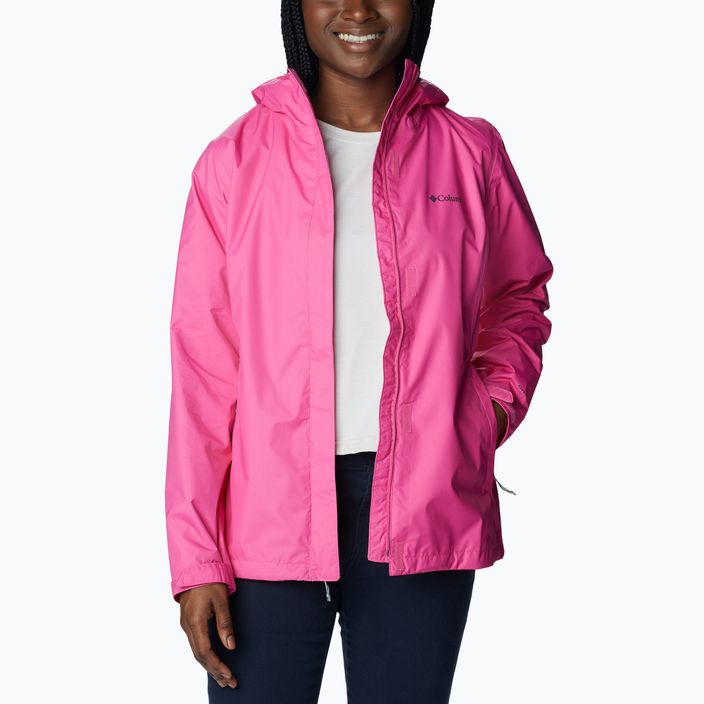 Columbia Arcadia II women's rain jacket pink 1534115656