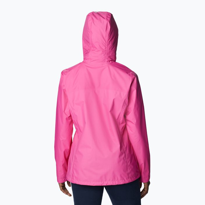 Columbia Arcadia II women's rain jacket pink 1534115656 2