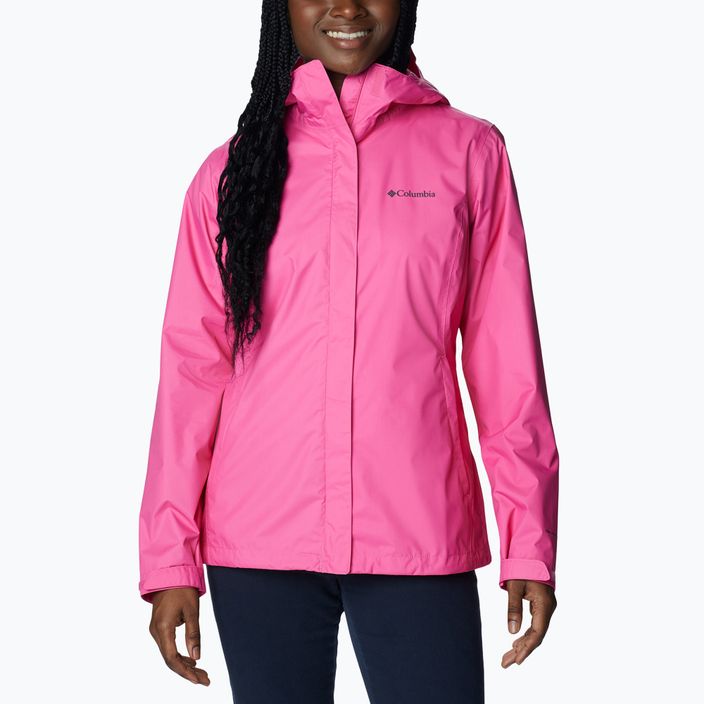 Columbia Arcadia II women's rain jacket pink 1534115656 3