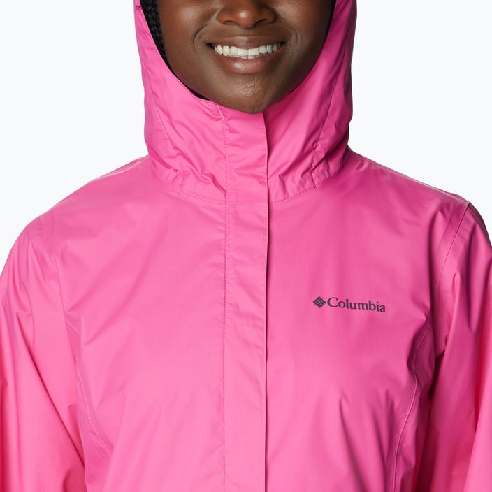 Columbia Arcadia II women's rain jacket pink 1534115656 6