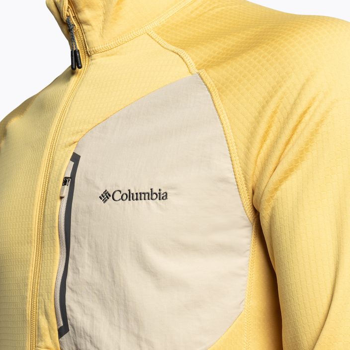 Columbia men's Triple Canyon Full Zip trekking sweatshirt yellow 2031311 11
