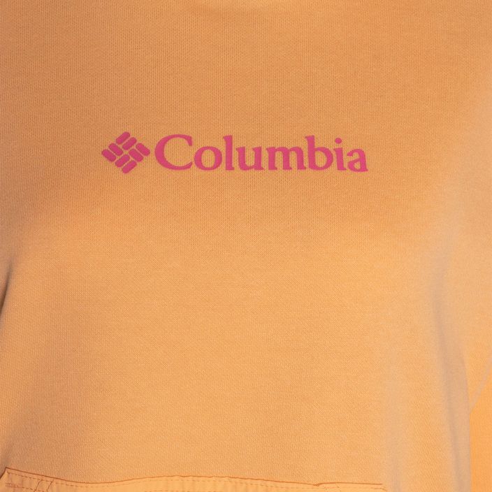 Women's Columbia Logo III French Terry trekking sweatshirt orange 2032871812 7