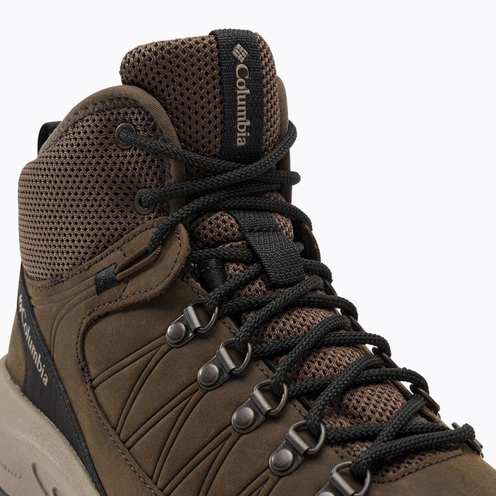 Columbia Trailstorm Crest Mid WP cordovan/black men's trekking boots 8