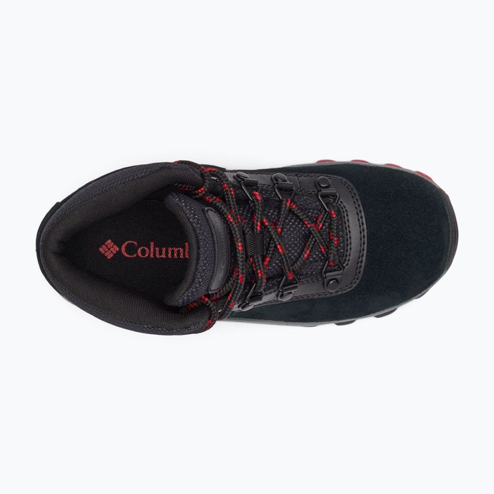 Columbia Newton Ridge Amped black/mountain red children's hiking boots 18