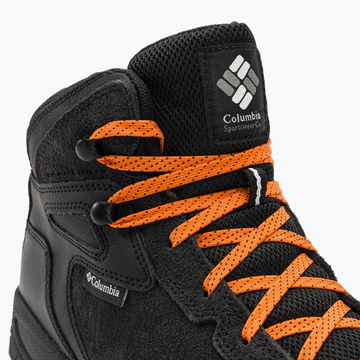 Columbia Newton Ridge BC men's hiking boots black/bright orange 8