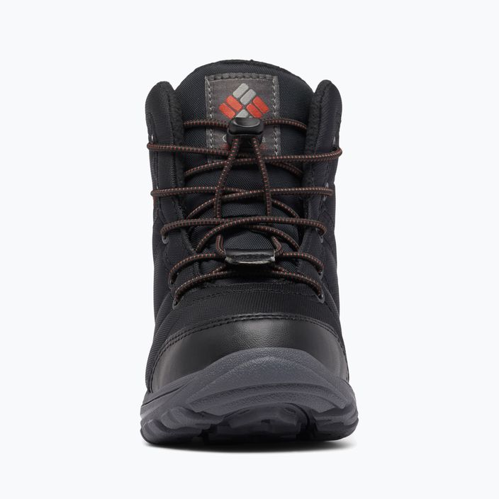 Columbia FAIRBANKS Omni-Heat Youth trekking boots black/warp red 14