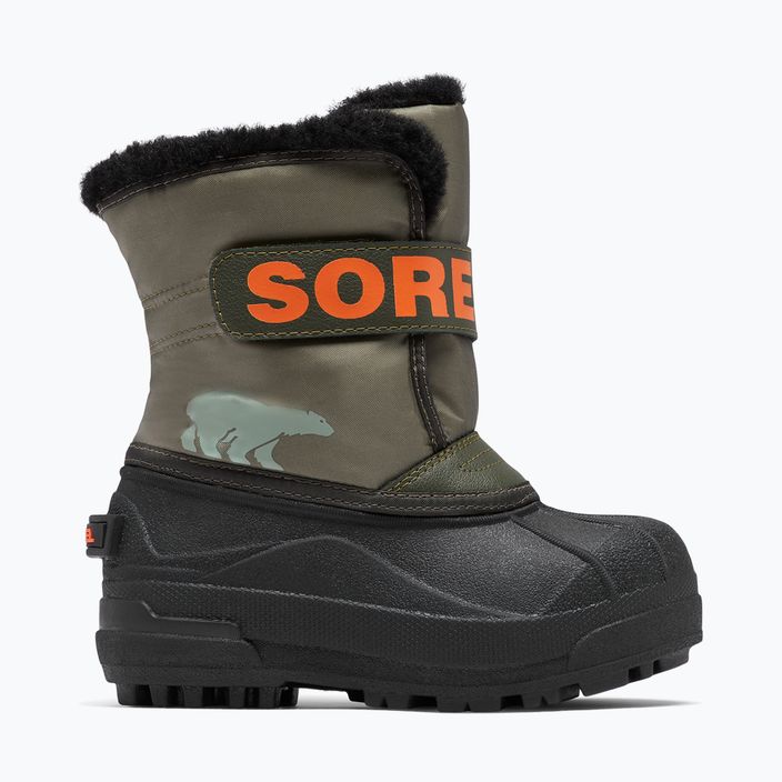 Sorel Snow Commander junior snow boots stone green/alpine tundra 8