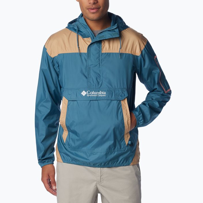 Columbia Challenger cloudburst/canoe men's wind jacket