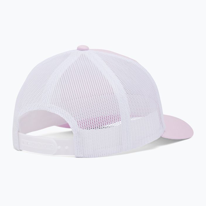 Columbia Youth Snap Back pink dawn/white/hot marker waves children's baseball cap 2