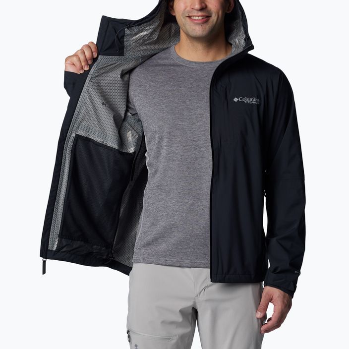 Columbia Ampli-Dry II Shell men's rain jacket black 6