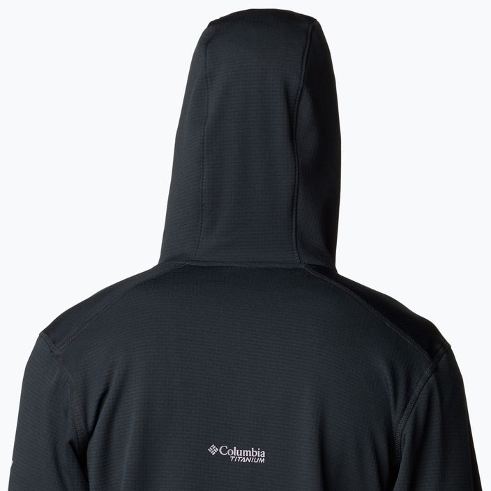 Men's Columbia Triple Canyon Grid fleece sweatshirt black/black 7