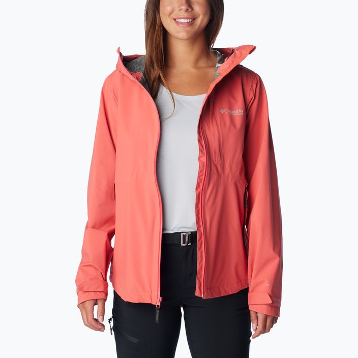 Columbia women's OmniTech AmpliDry II juicy rain jacket 2