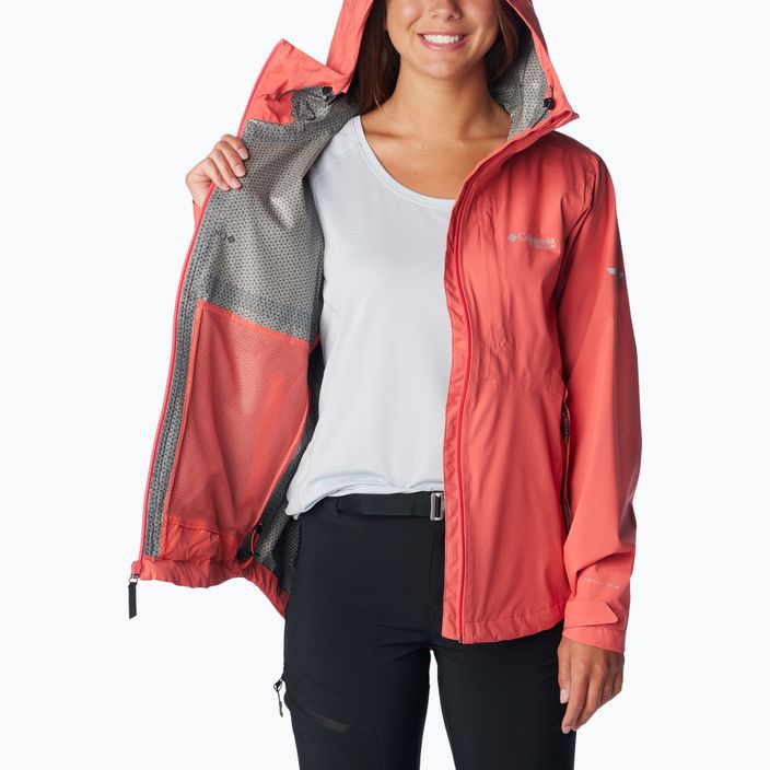 Columbia women's OmniTech AmpliDry II juicy rain jacket 7