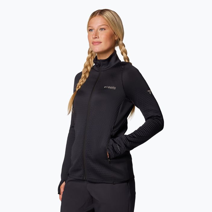 Columbia women's Crystal Leaf Omni-Heat sweatshirt black 6