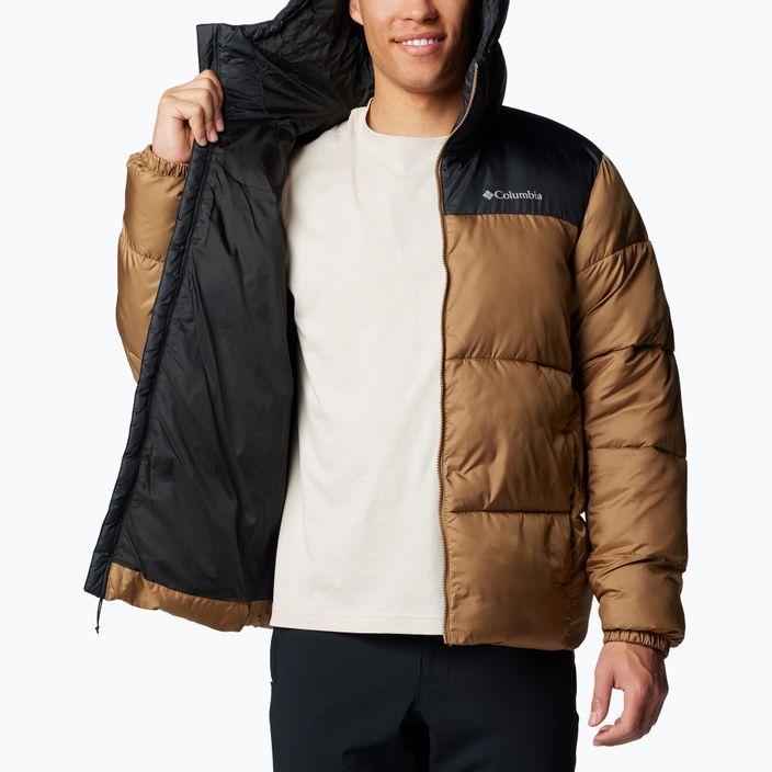 Men's Columbia Puffect II Hooded down jacket delta/ black 4