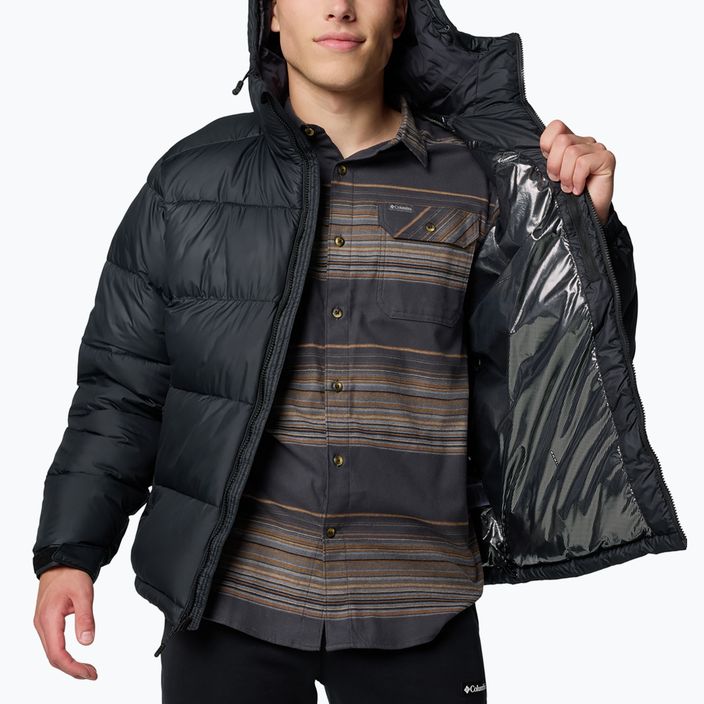 Men's Columbia Pike Lake II Hooded down jacket black 012 7