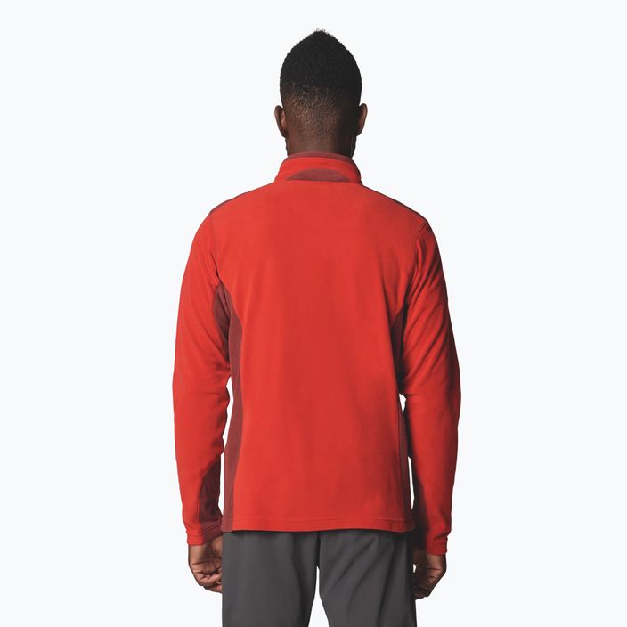 Columbia men's Klamath Range Full Zip fleece sweatshirt sail red / spice 3