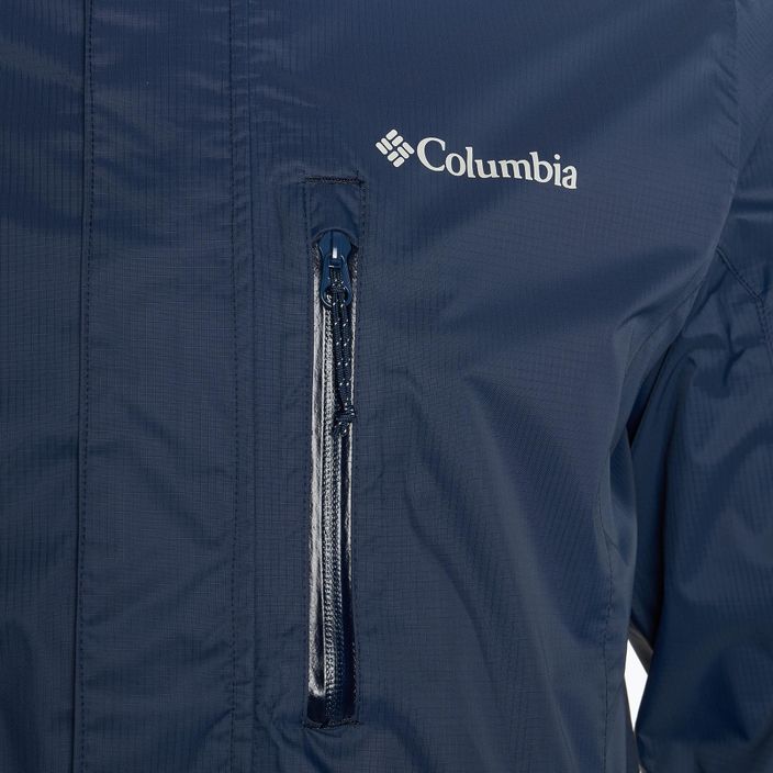 Columbia Pouring Adventure III men's rain jacket collegiate navy 3