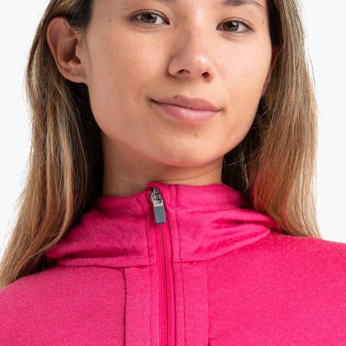 Icebreaker women's trekking jacket Quantum III Zip Hood tempo/electron pink/cb 4
