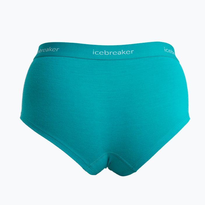 Icebreaker women's thermal boxer shorts Sprite hot flux green 5