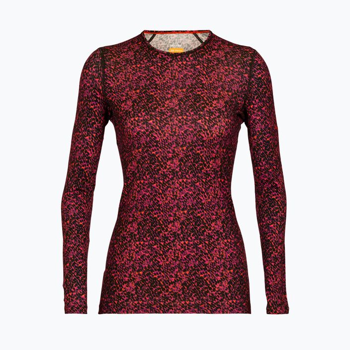 Women's thermal t-shirt icebreaker 200 Oasis burgundy IB0A56HY5951 6
