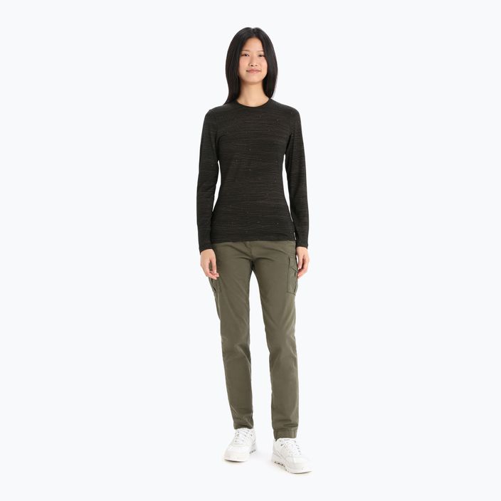 Women's thermal T-shirt icebreaker 200 Oasis black IB0A56HX5941 2