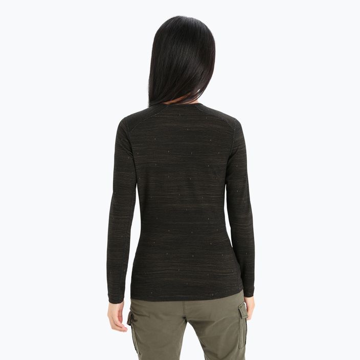 Women's thermal T-shirt icebreaker 200 Oasis black IB0A56HX5941 3