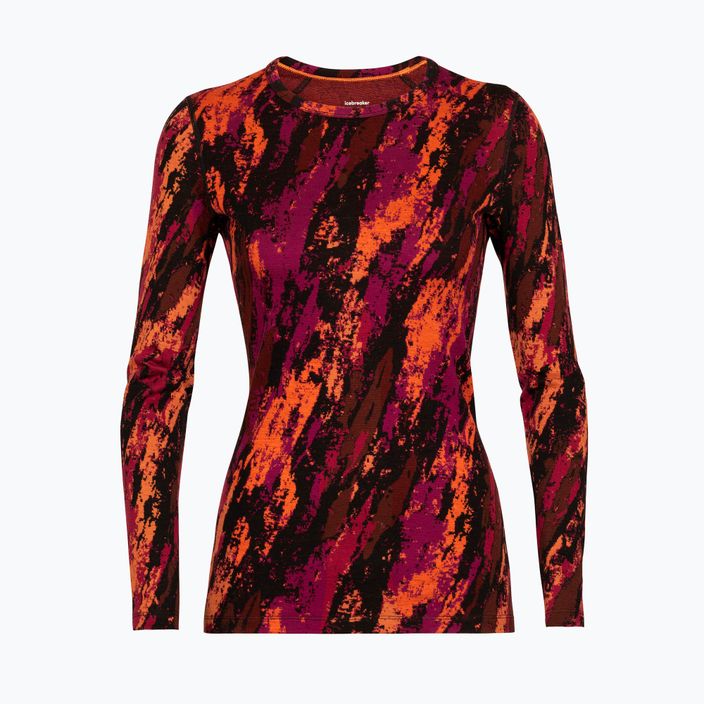 Women's thermal T-shirt icebreaker 250 Vertex orange IB0A56I76741 5