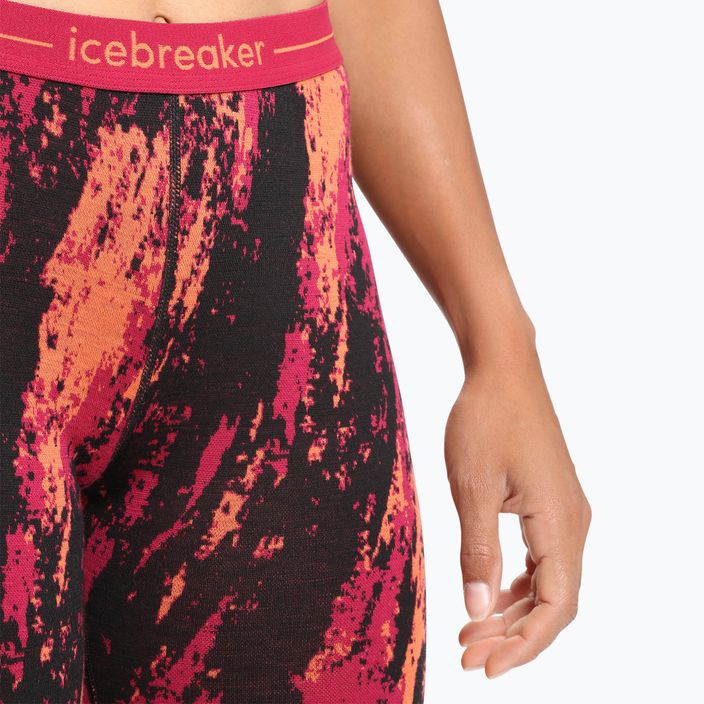 Women's thermal pants icebreaker 250 Vertex Sedimentary 650 red IB0A56ID6741 4