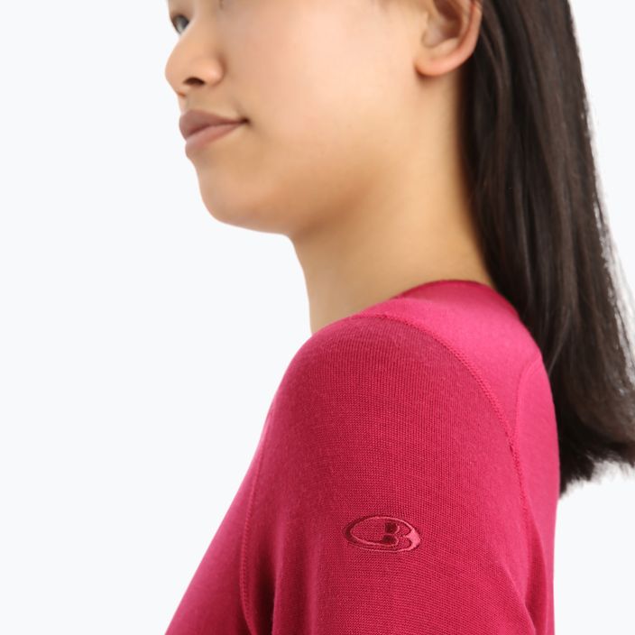Women's thermal T-shirt icebreaker 260 Tech pink IB1043870591 5