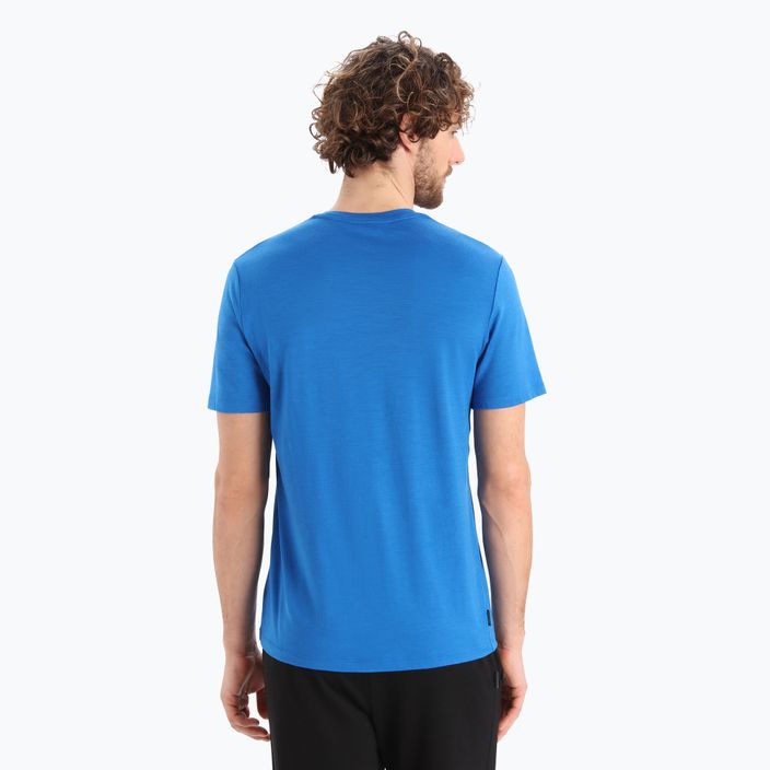 Men's Icebreaker Tech Lite II trekking shirt blue IB0A56IK5801 3