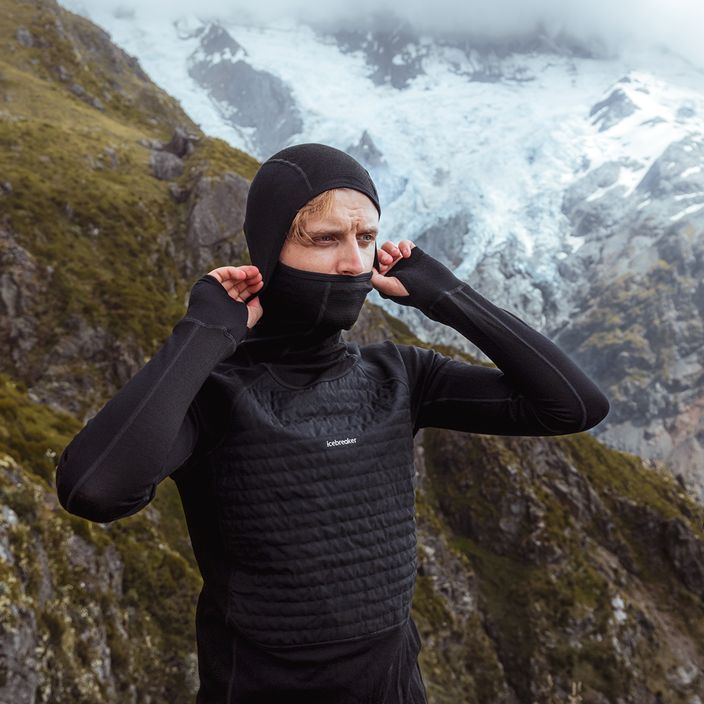 Men's Icebreaker ZoneKnit Insulated trekking jacket black 11