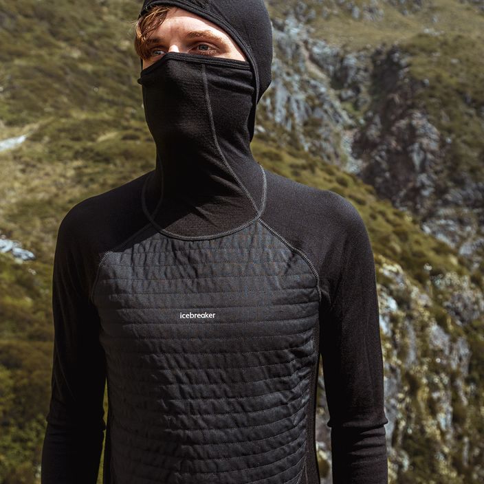 Men's Icebreaker ZoneKnit Insulated trekking jacket black 12