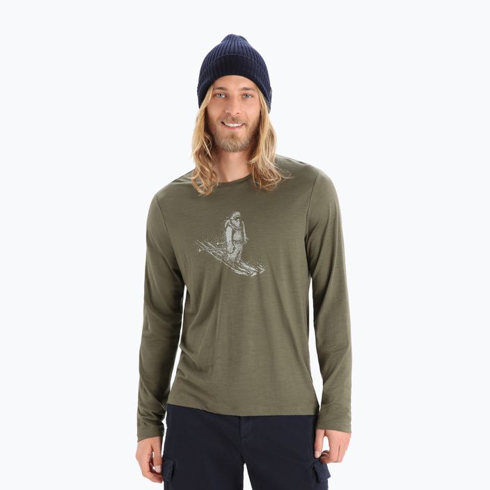 Icebreaker Tech Lite II men's hiking t-shirt green IB0A56KY0691