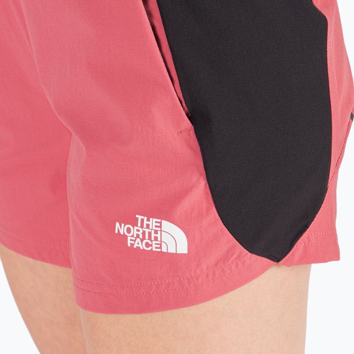 Women's trekking shorts The North Face AO Woven pink and black NF0A7WZR4G61 5