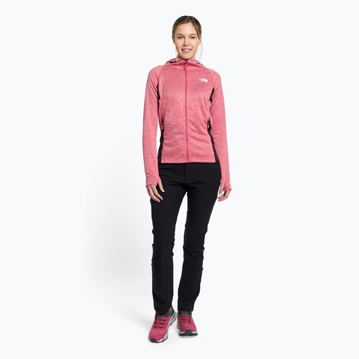 Women's trekking sweatshirt The North Face AO Midlayer Full Zip pink NF0A5IFI6Q31 2