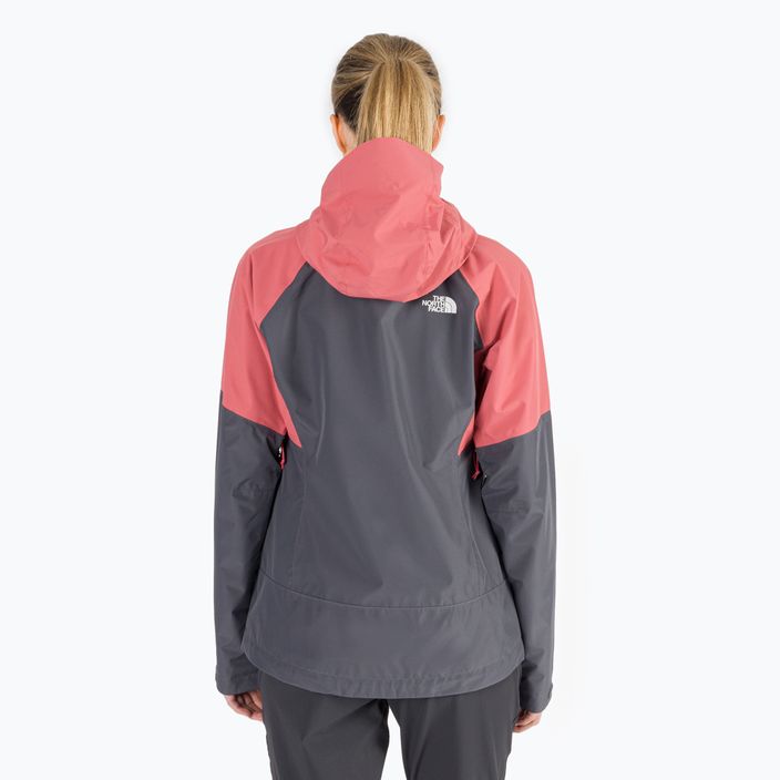 Women's rain jacket The North Face Diablo Dynamic JKT grey-pink NF0A555W59L1 4