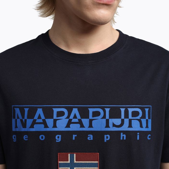 Men's Napapijri NP0A4GDQ azul T-shirt 3