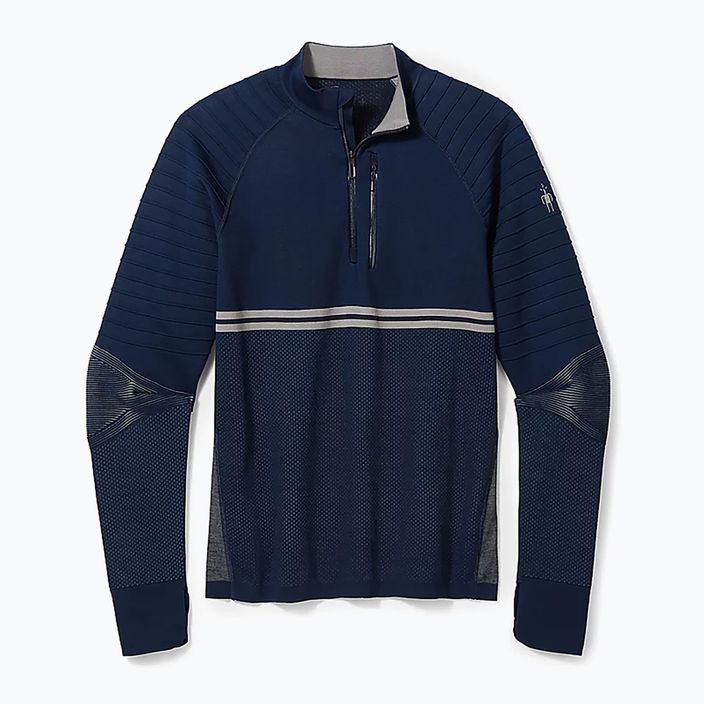 Men's Smartwool Intraknit Merino Tech 1/4 Zip thermal sweatshirt navy blue SW016670092 5