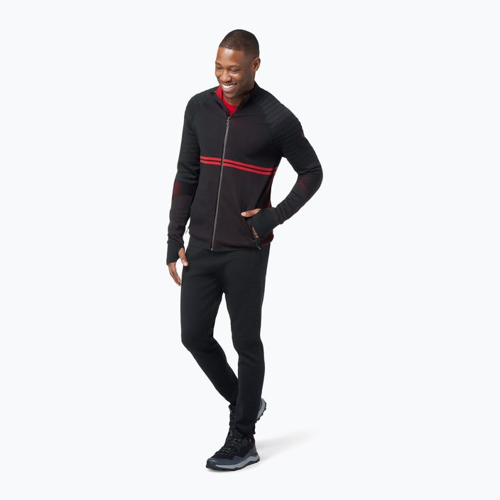 Men's Smartwool Intraknit Merino Tech Full Zip thermal sweatshirt black SW016671001 2