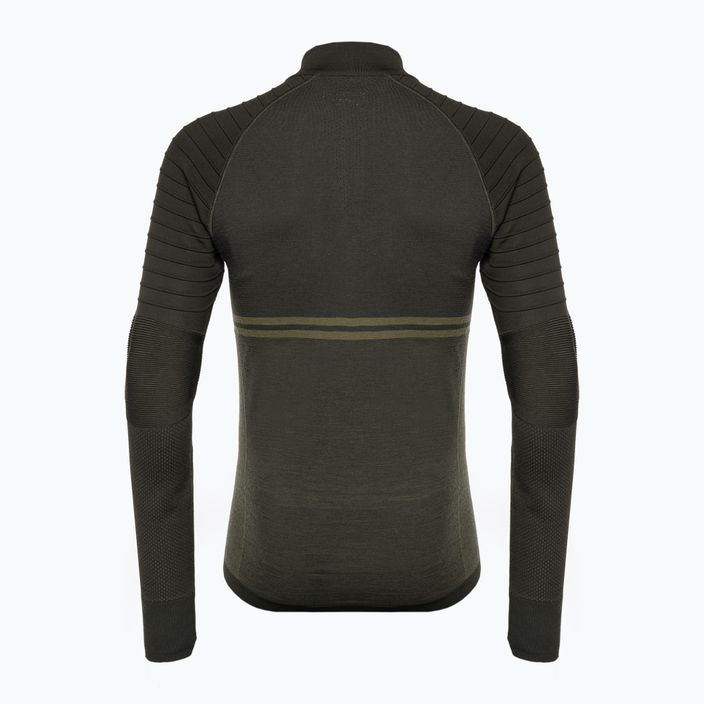 Men's Smartwool Intraknit Merino Tech 1/4 Zip thermal sweatshirt grey SW016670K15 2